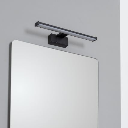 Brilagi - LED vannas istabas spoguļa apgaismojums 3 vienā VESTRA LED/8W/230V 40 cm IP44 melns