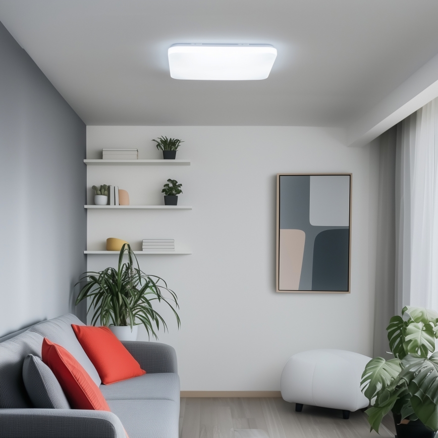 Brilagi - dimmējama SMART LED griestu lampa LED/36W/230V 53x53 cm 3000-6000K Wi-Fi Tuya Beacon + tālvadības pults