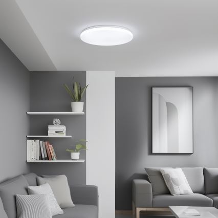 Brilagi - SMART LED regulējama griestu lampa LED/24W/230V diam. 38 cm 3000-6000K Wi-Fi Tuya Beacon + tālvadības pults