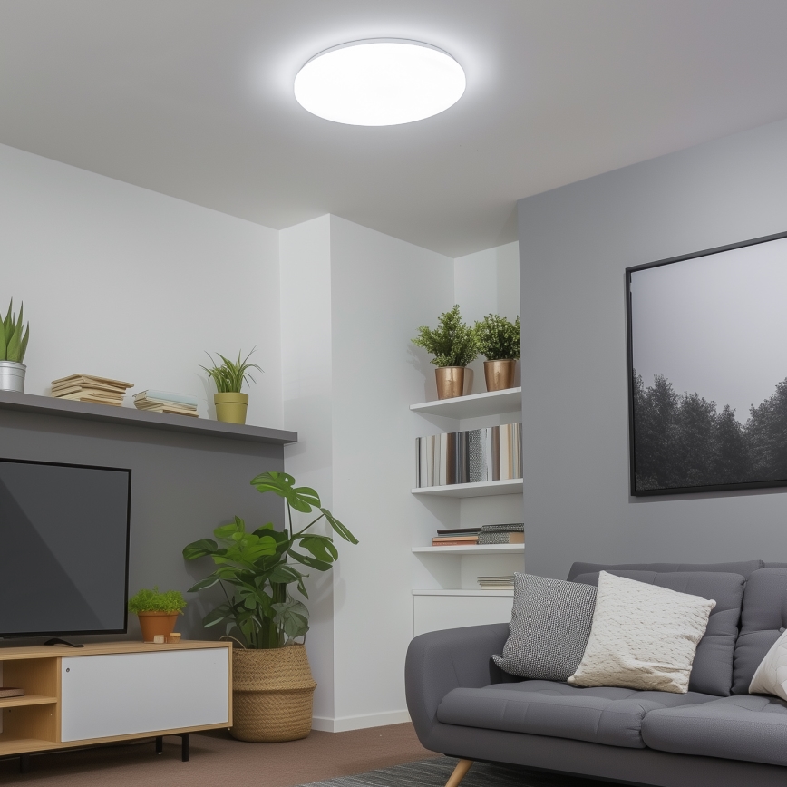 Brilagi - SMART LED regulējama griestu lampa LED/24W/230V diam. 38 cm 3000-6000K Wi-Fi Tuya Beacon + tālvadības pults