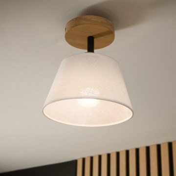 Brilagi - Virsapmetuma lustra ANTHONY 1xE14/60W/230V ozols/balta