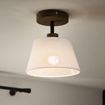 Brilagi - Virsapmetuma lustra ANTHONY 1xE14/60W/230V ozols/balta