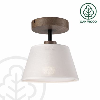 Brilagi - Virsapmetuma lustra ANTHONY 1xE14/60W/230V ozols/balta
