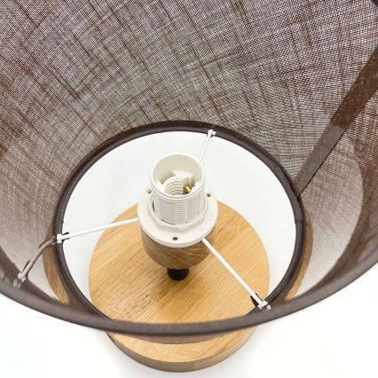 Brilagi - Virsapmetuma lustra ANTHONY 1xE14/60W/230V ozols/brūna