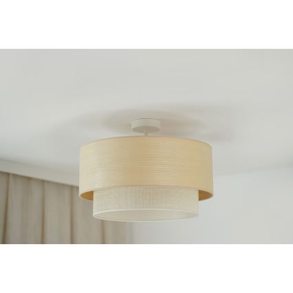 Brilagi - Virsapmetuma lustra ARIZONA BOHO 1xE27/15W/230V d. 45 cm bēša