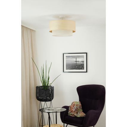 Brilagi - Virsapmetuma lustra ARIZONA BOHO 1xE27/15W/230V d. 45 cm bēša