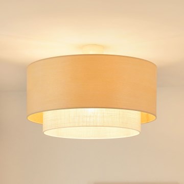 Brilagi - Virsapmetuma lustra ARIZONA BOHO 1xE27/15W/230V d. 60 cm bēša