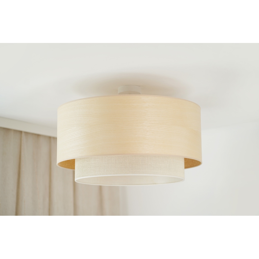 Brilagi - Virsapmetuma lustra ARIZONA BOHO 1xE27/15W/230V d. 60 cm bēša