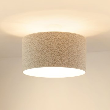 Brilagi - Virsapmetuma lustra BOUCLE ROLLER 1xE27/15W/230V d. 45 cm krēmkrāsa