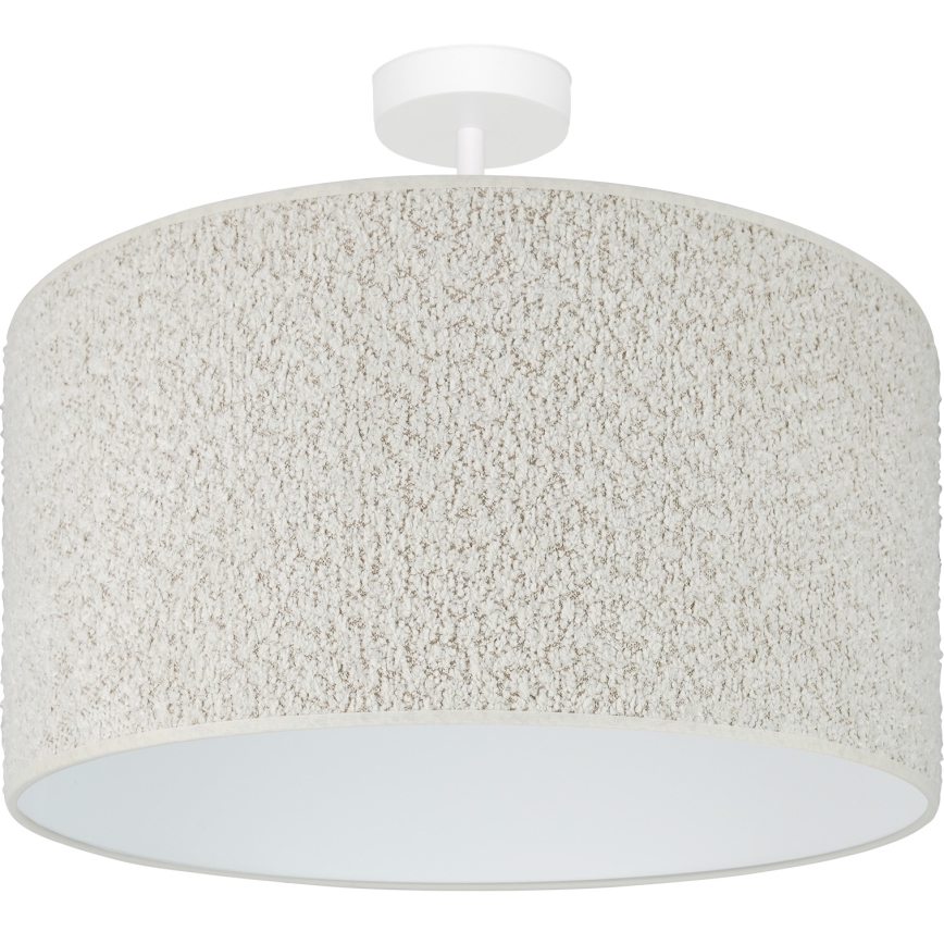 Brilagi - Virsapmetuma lustra BOUCLE ROLLER 1xE27/15W/230V d. 45 cm krēmkrāsa