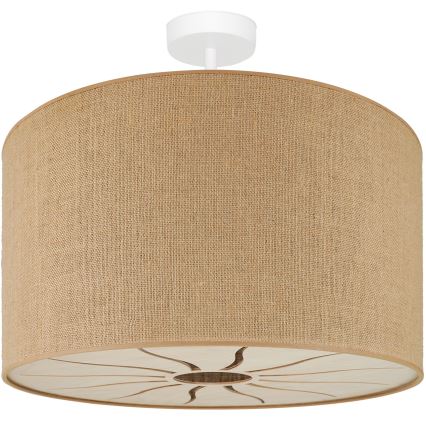 Brilagi - Virsapmetuma lustra COUNTRY ROLLER 1xE27/15W/230V d. 45 cm bēša