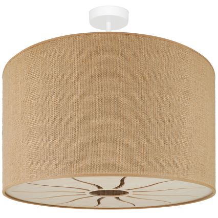 Brilagi - Virsapmetuma lustra COUNTRY ROLLER 1xE27/15W/230V d. 50 cm bēša