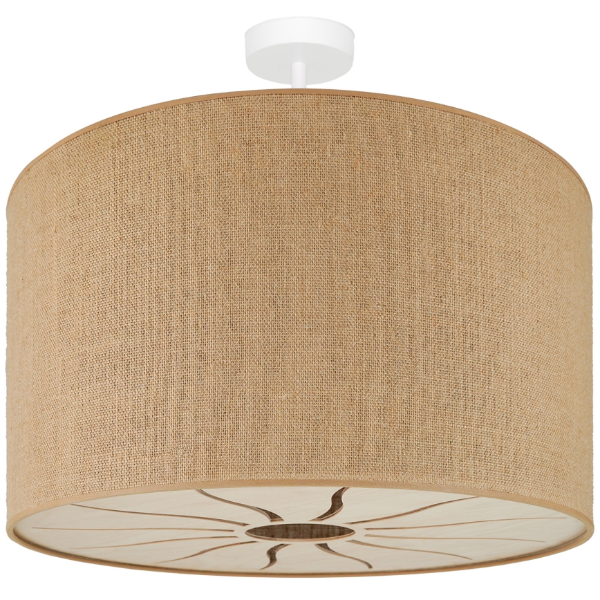 Brilagi - Virsapmetuma lustra COUNTRY ROLLER 1xE27/15W/230V d. 50 cm bēša