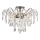 Brilagi - Virsapmetuma lustra CRYSTAL 6xE14/60W/230V spīdīgi hromēts