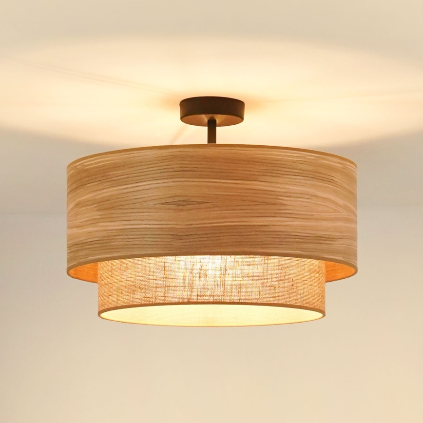 Brilagi - Virsapmetuma lustra MONTANA BOHO 1xE27/15W/230V d. 45 cm brūna