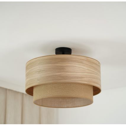 Brilagi - Virsapmetuma lustra MONTANA BOHO 1xE27/15W/230V d. 45 cm brūna