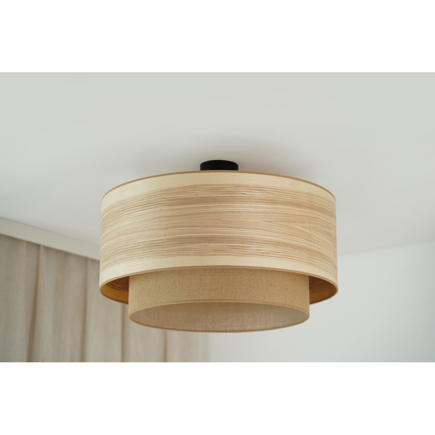 Brilagi - Virsapmetuma lustra MONTANA BOHO 1xE27/15W/230V d. 60 cm brūna