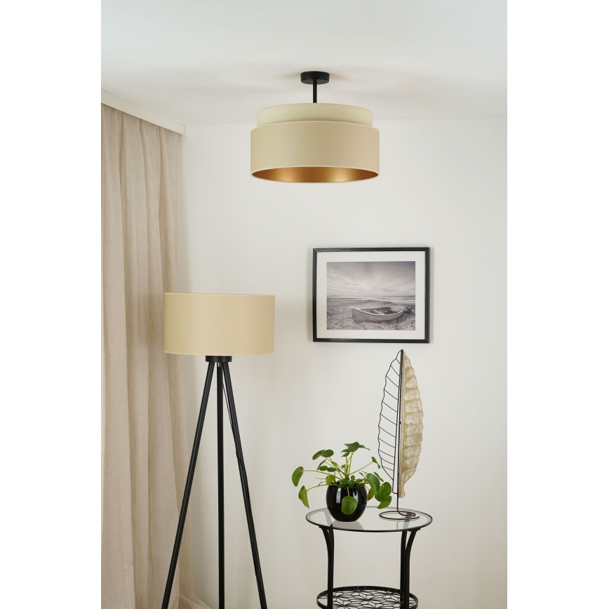 Brilagi - Virsapmetuma lustra OREGON VEGE 1xE27/15W/230V d. 45 cm bēša