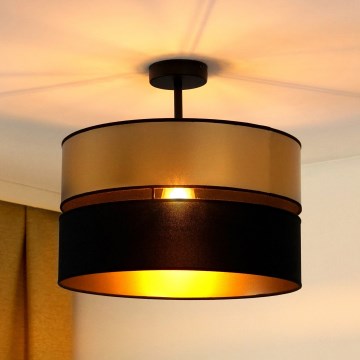 Brilagi - Virsapmetuma lustra ROYAL 1xE27/15W/230V d. 40 cm melna/zelta