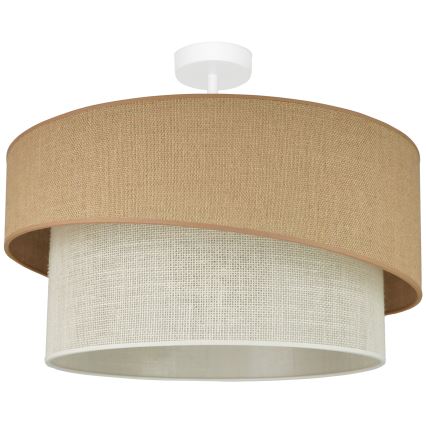 Brilagi - Virsapmetuma lustra SHINE 1xE27/15W/230V d. 50 cm bēša/krēmkrāsa