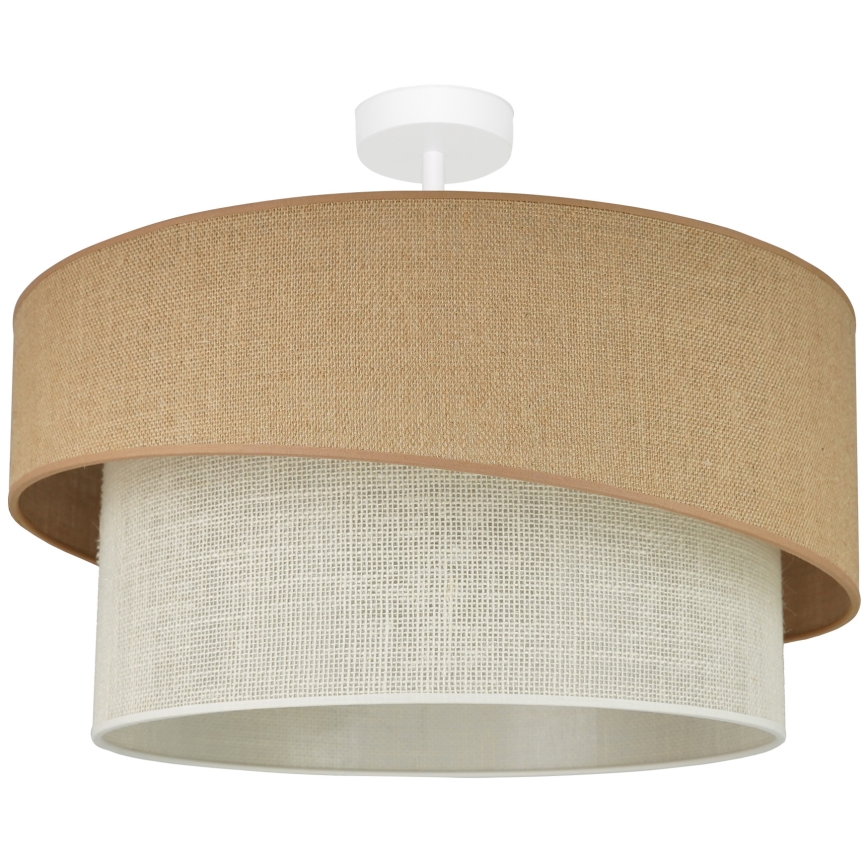 Brilagi - Virsapmetuma lustra SHINE 1xE27/15W/230V d. 50 cm bēša/krēmkrāsa