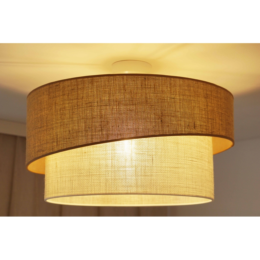 Brilagi - Virsapmetuma lustra SHINE 1xE27/15W/230V d. 50 cm bēša/krēmkrāsa