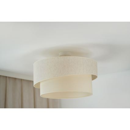 Brilagi - Virsapmetuma lustra SHINE 1xE27/15W/230V d. 50 cm krēmkrāsa