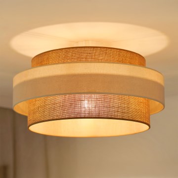 Brilagi - Virsapmetuma lustra SPACE LIGHT 1xE27/15W/230V d. 50 cm bēša/krēmkrāsa