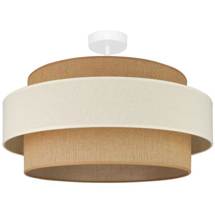 Brilagi - Virsapmetuma lustra SPACE LIGHT 1xE27/15W/230V d. 50 cm bēša/krēmkrāsa