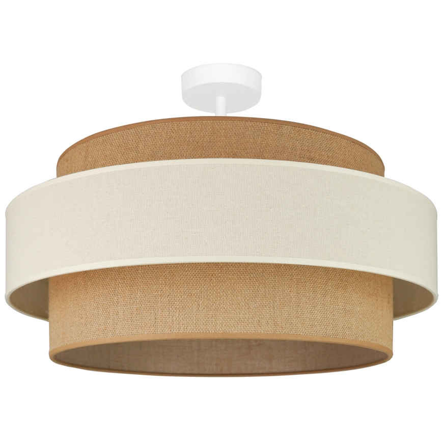 Brilagi - Virsapmetuma lustra SPACE LIGHT 1xE27/15W/230V d. 50 cm bēša/krēmkrāsa