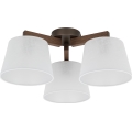 Brilagi - Virsmas griestu lampa LATTE 3xE27/60W/230V priede/balta