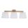 Brilagi - Virsmas griestu lampa LATTE SABIA 3xE27/60W/230V priede/balta