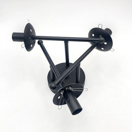 Brilagi - Virsmas griestu lampa MALIVA 3xE14/15W/230V melna/balta