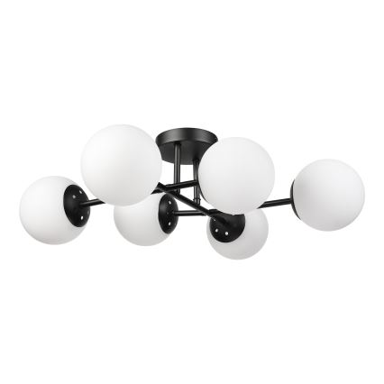 Brilagi - Virsmas griestu lampa MALONY 6xE14/20W/230V melna