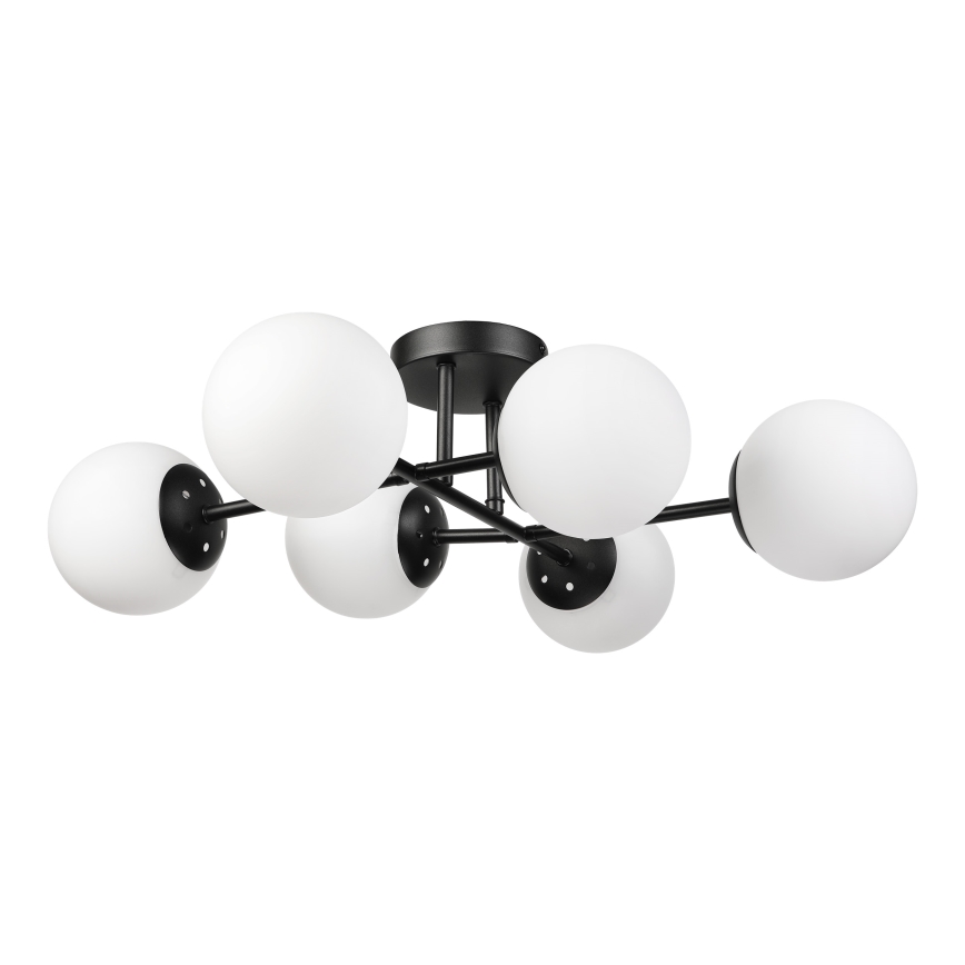 Brilagi - Virsmas griestu lampa MALONY 6xE14/20W/230V melna