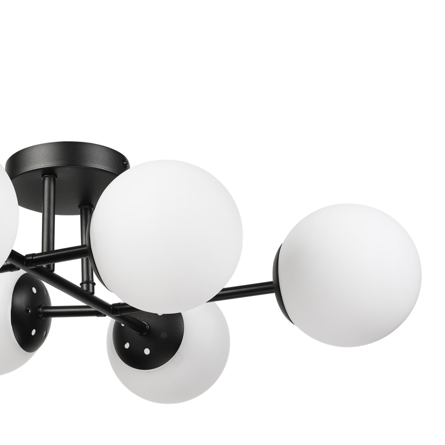 Brilagi - Virsmas griestu lampa MALONY 6xE14/20W/230V melna