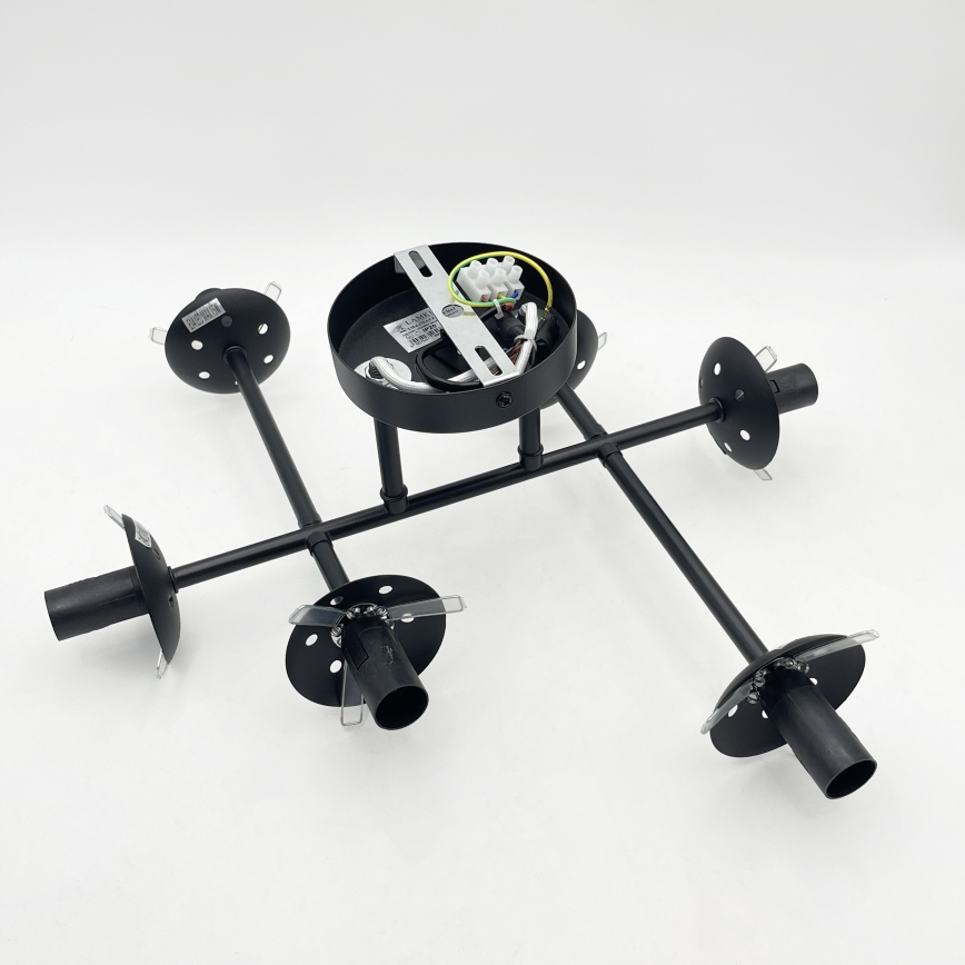 Brilagi - Virsmas griestu lampa MALONY 6xE14/20W/230V melna