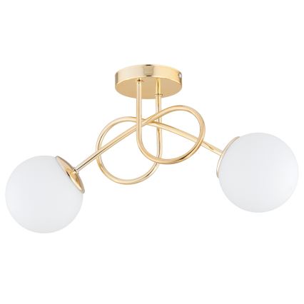 BRILAGI - Virsmas griestu lampa MILO 2xE27/60W/230V zelta