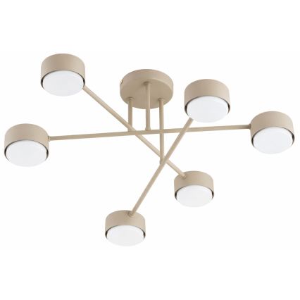 Brilagi - Virsmas griestu lampa MONO 6xGX53/12W/230V bēša