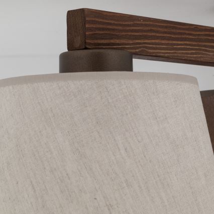 Brilagi - Virsmas griestu lustrs LATTE 3xE27/15W/230V priede/balta