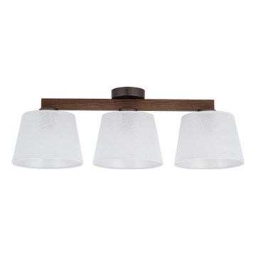 Brilagi - Virsmas griestu lustrs LATTE 3xE27/60W/230V priede/balta