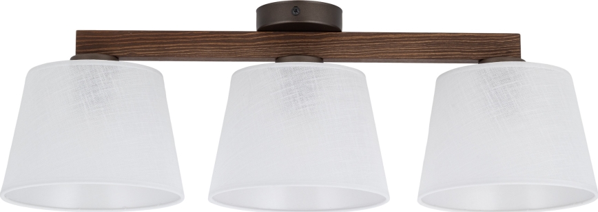 Brilagi - Virsmas griestu lustrs LATTE 3xE27/60W/230V priede/balta