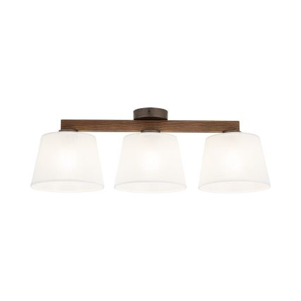 Brilagi - Virsmas griestu lustrs LATTE 3xE27/60W/230V priede/balta