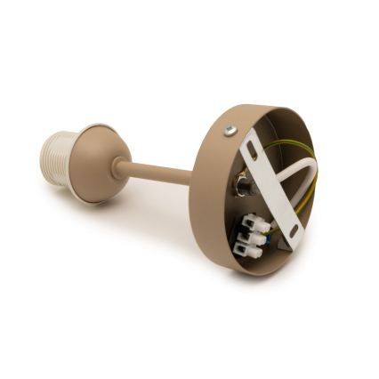 Brilagi - Virsmas griestu lustrs PARTY 1xE27/60W/230V Ø 10 cm, bēšs