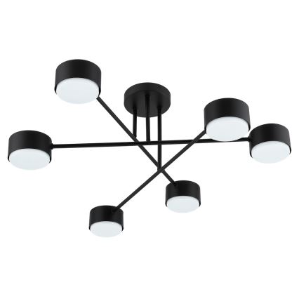 Brilagi - Virsmas montāžas griestu lampa MONO 6xGX53/12W/230V, melna