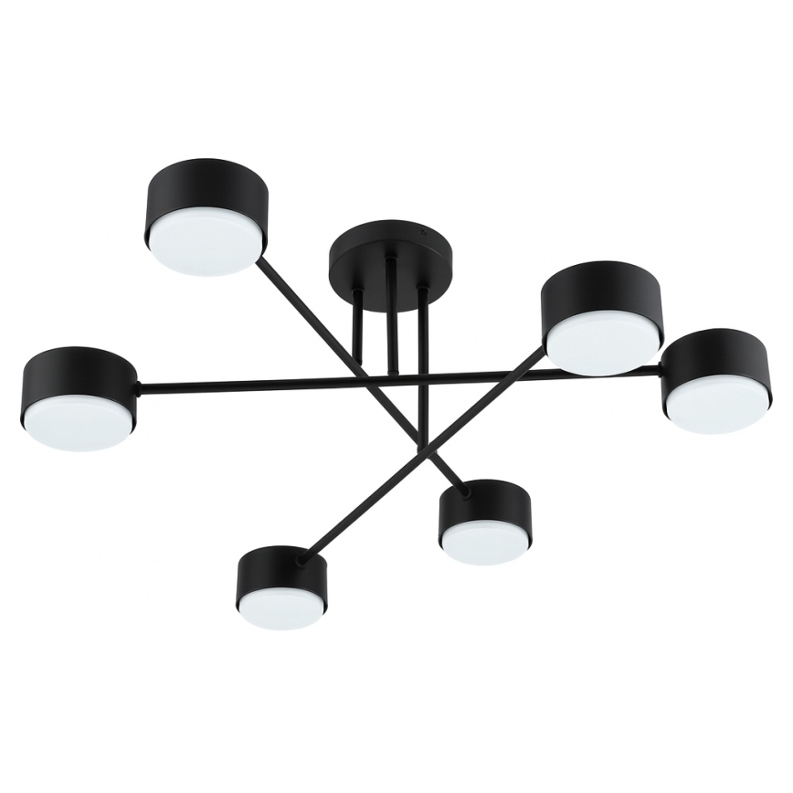 Brilagi - Virsmas montāžas griestu lampa MONO 6xGX53/12W/230V, melna