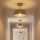 Brilagi - virsmas montāžas griestu lampa SPRING 1xE27/60W/230V bēšs/zelts