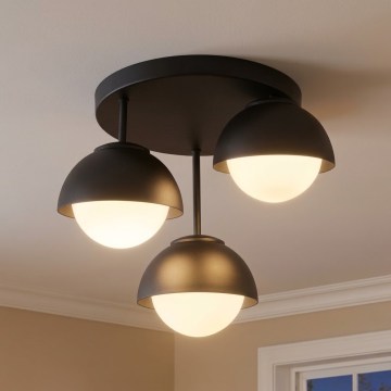 BRILAGI - Virsmas montējama griestu lampa COSMO 3xE27/60W/230V melna