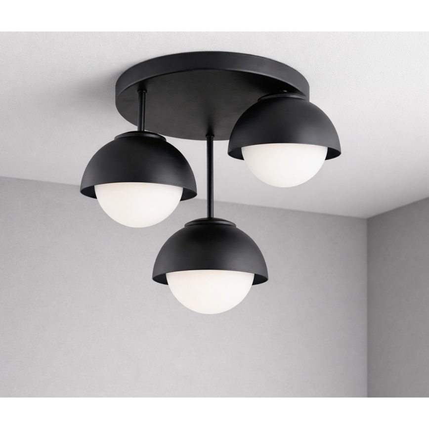 BRILAGI - Virsmas montējama griestu lampa COSMO 3xE27/60W/230V melna