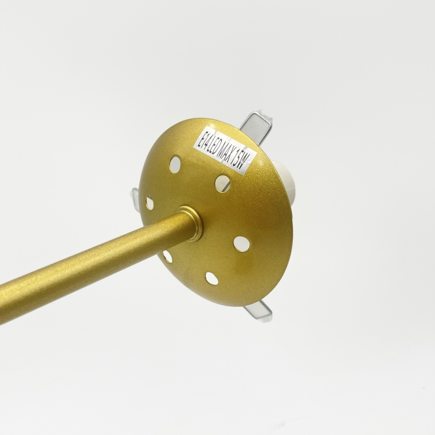 Brilagi - Virsmas montējamā griestu lampa MALIVA 4xE14/15W/230V zelta/balta